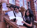 Identical triplets; Elnaz, Golnaz and Tanaz celebrating their A-Level success!
