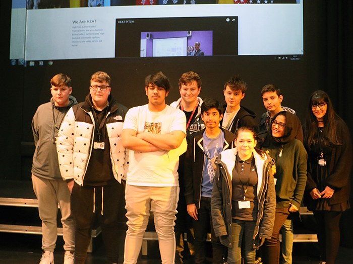 Creative students involved in the project