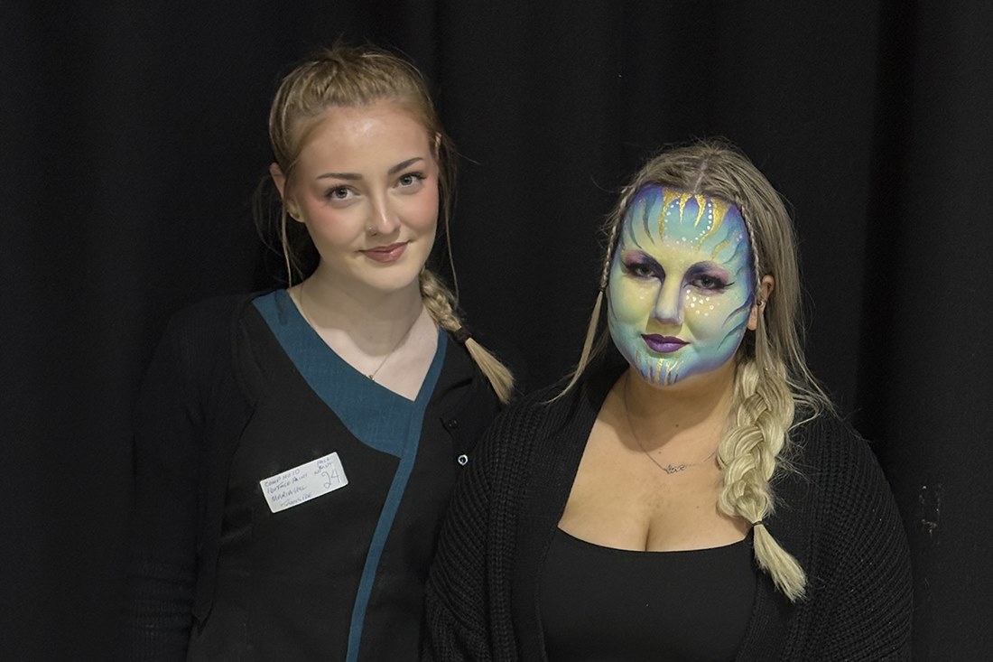 Maria was awarded 1st place in the face paint category