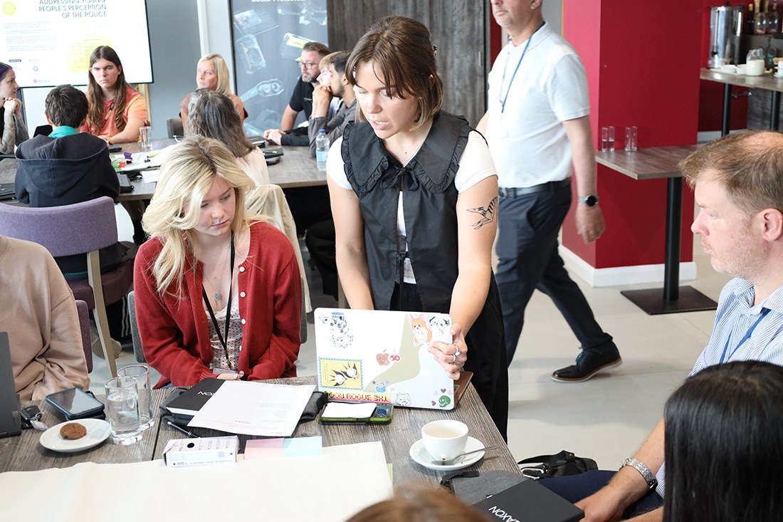Students worked to develop digital concepts to present