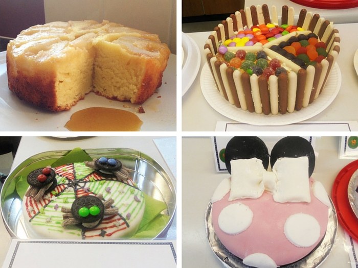 A few of the winning cakes