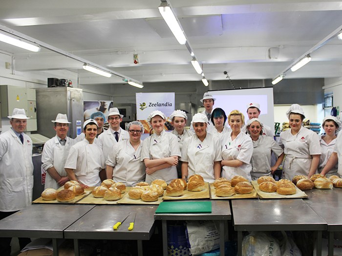 Bakery tutors, Zeelandia experts and Level three Bakery Students.