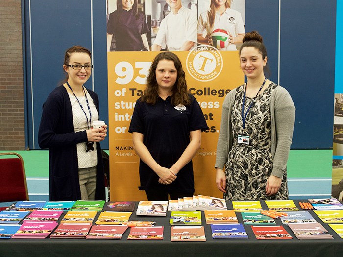 The School Liaison team were on hand at the Big Careers Fair to help students with their course choices 
