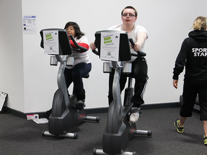 Dovestones students cycle for miles.