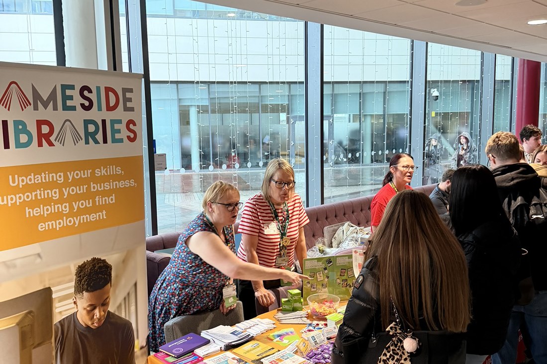 Students were able to access a wide array of support & info