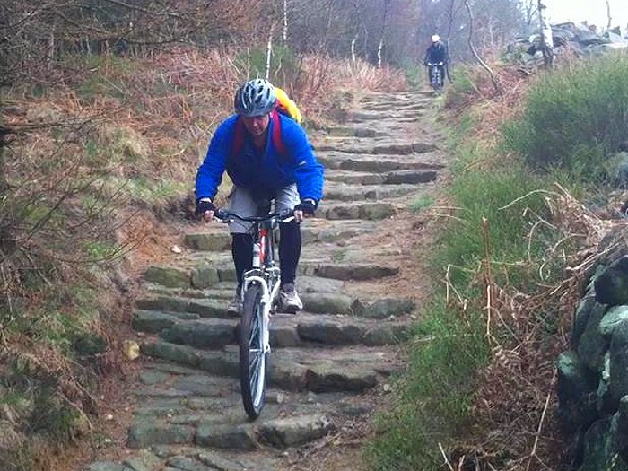 Gareth Owens downhill trek
