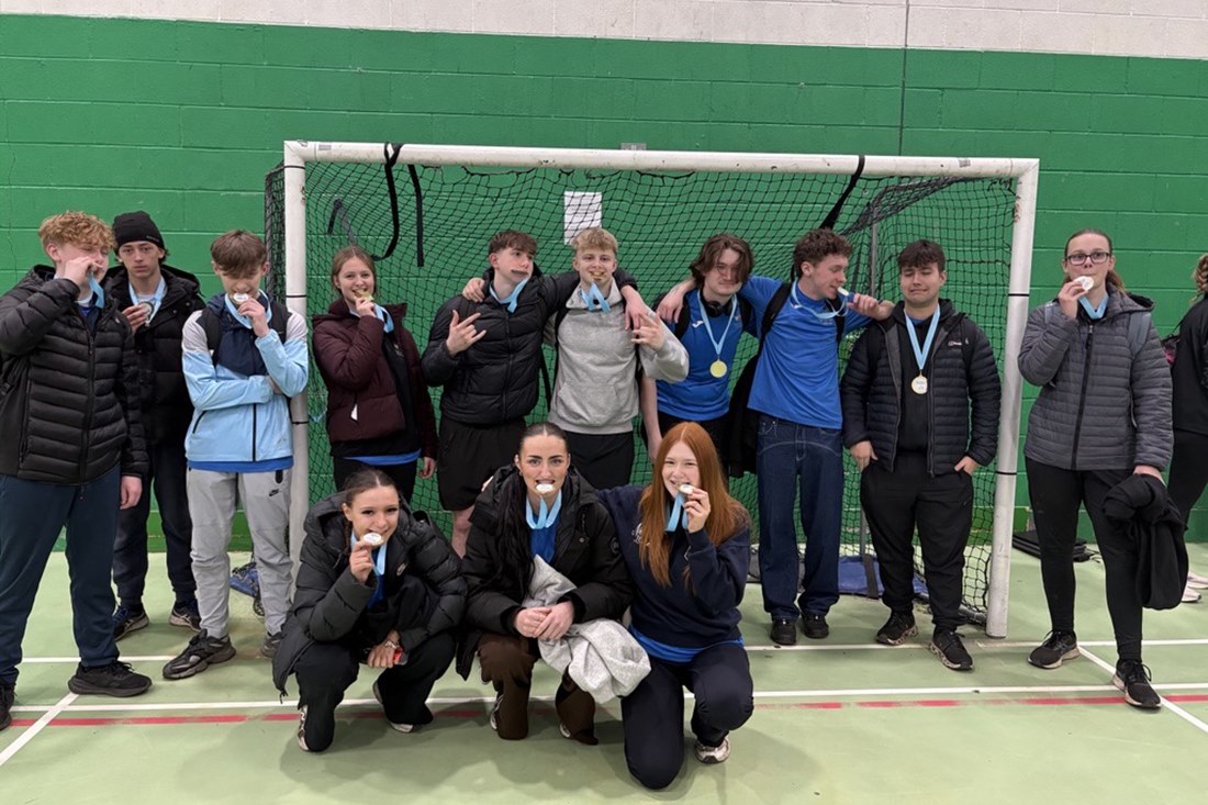 Tameside students at the sports competition awards