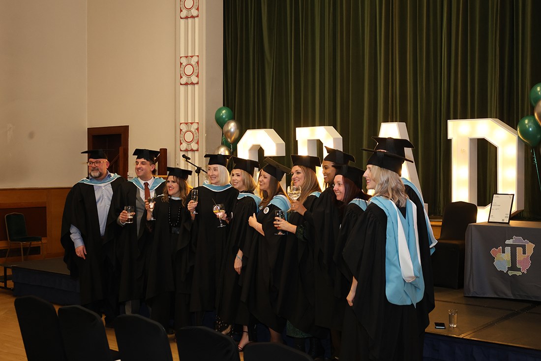 Students celebrate completing their qualifications