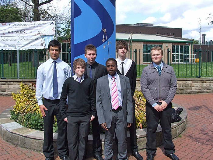 Graduates from the Tameside College Career Academy