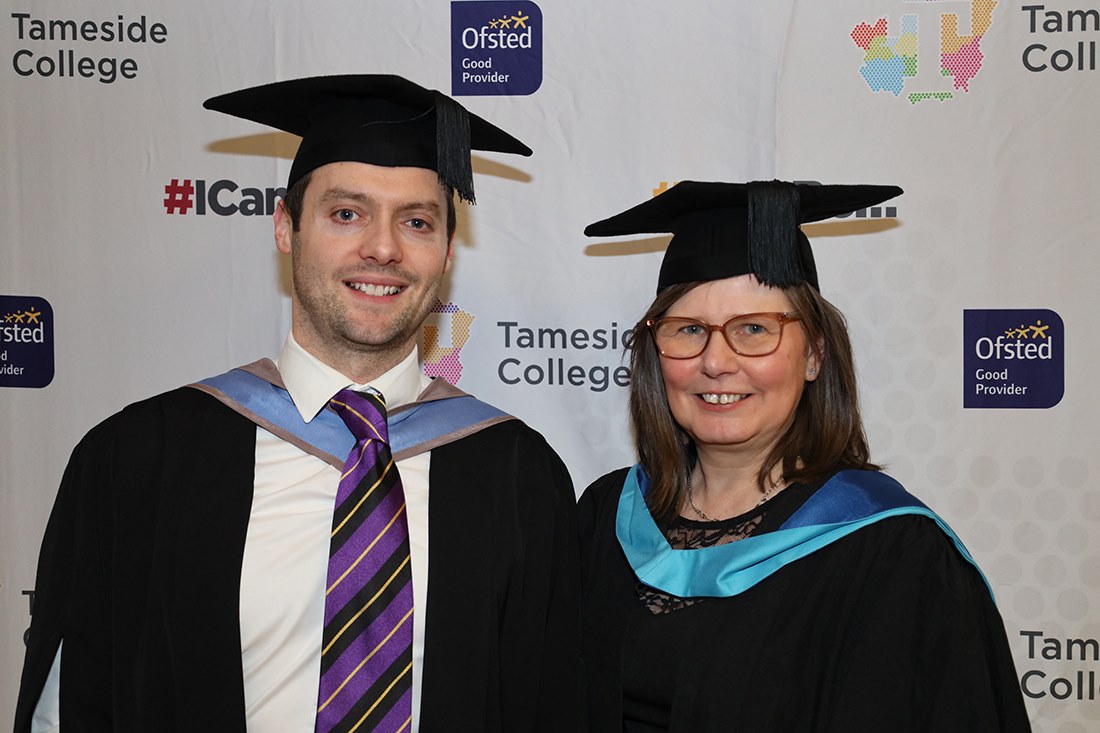 Graduates were congratulated by Tony Murphy