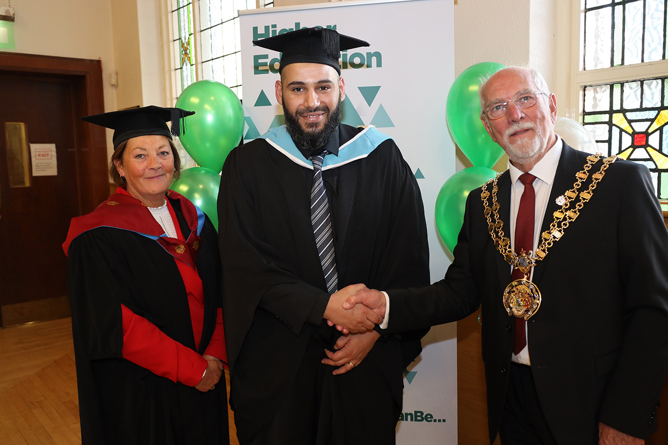 Mohammed Dagnosh with dignitaries