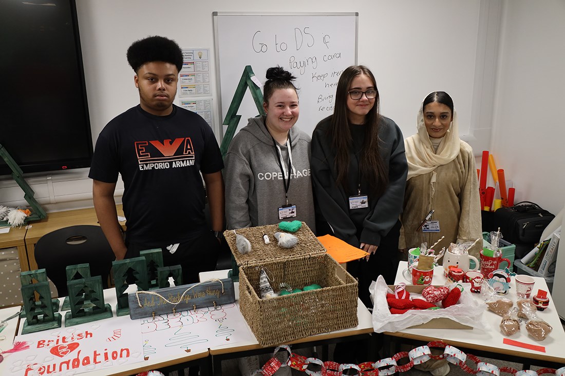 A range of gifts were on sale alongside raffles