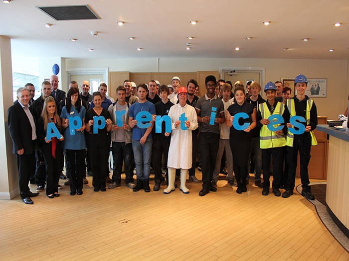 Apprentices from the Tameside 100 scheme