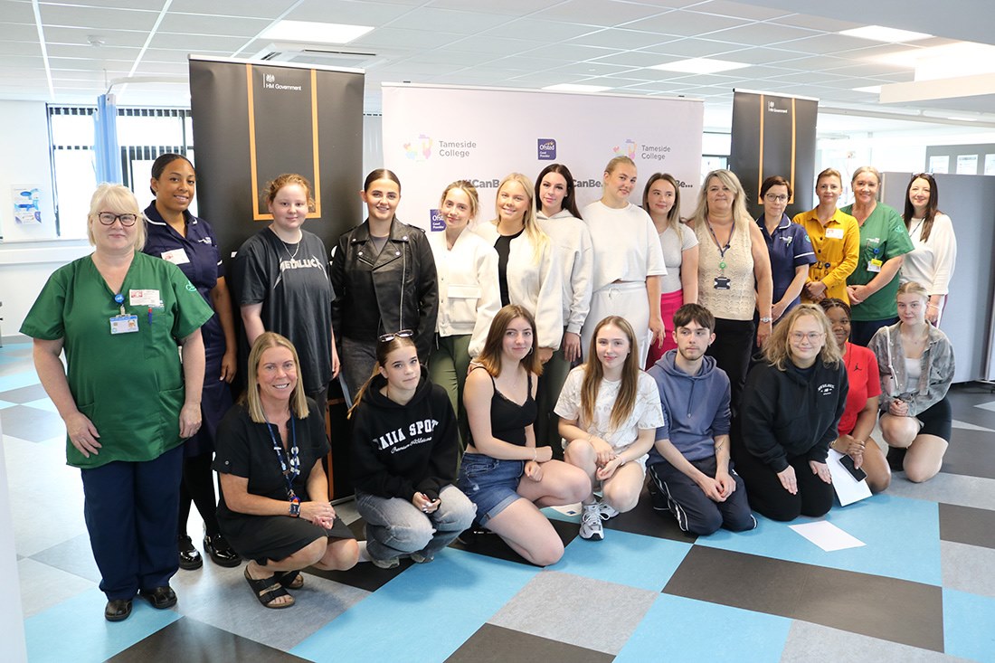 Health and Social Care students celebrate