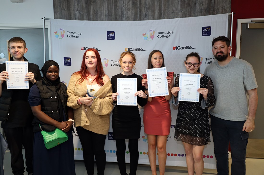 Internship students awarded after successful year