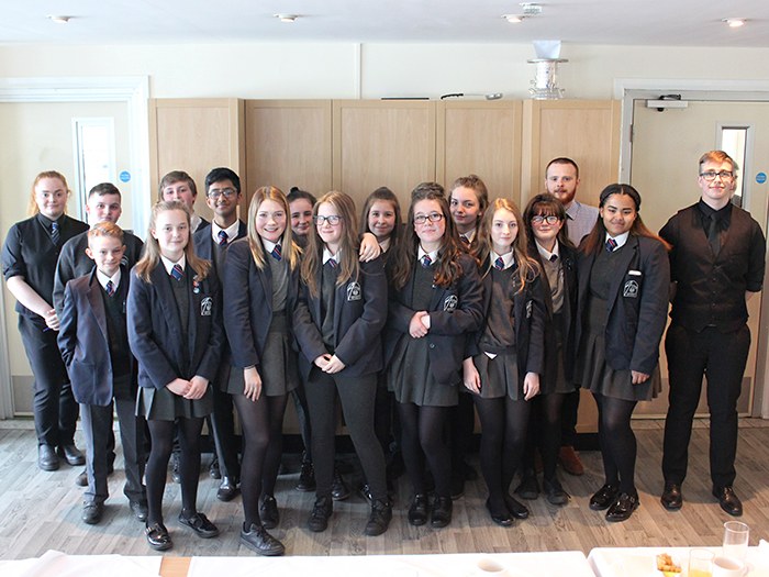 Longdendale High School pupils