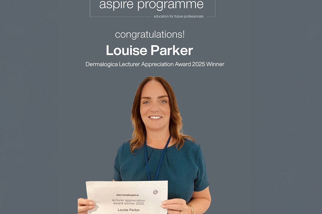 Louise with her award