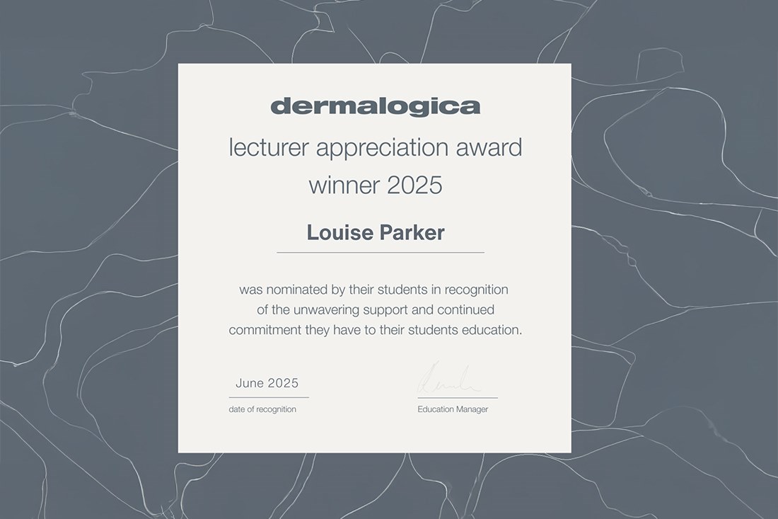 Louise was nominated by her students for the award