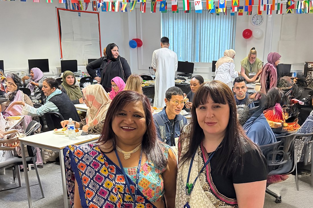 Staff and students were invited to wear traditional garments