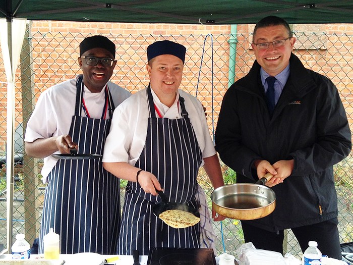 Food studies teachers: Ray, Damian and John 