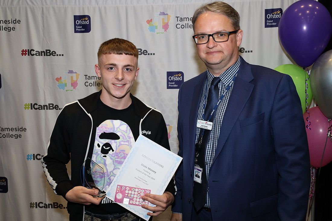 Blade Massey won the plumbing award