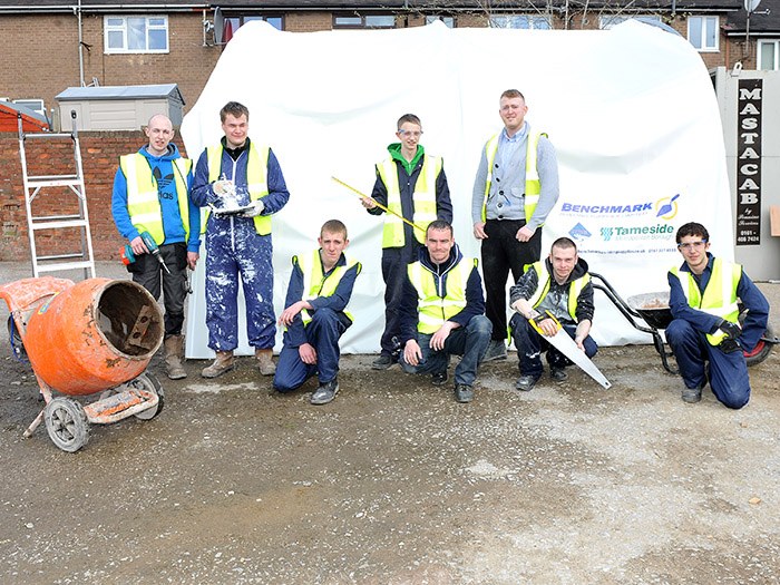 Tameside College Construction Students get to Work on Construction Project.