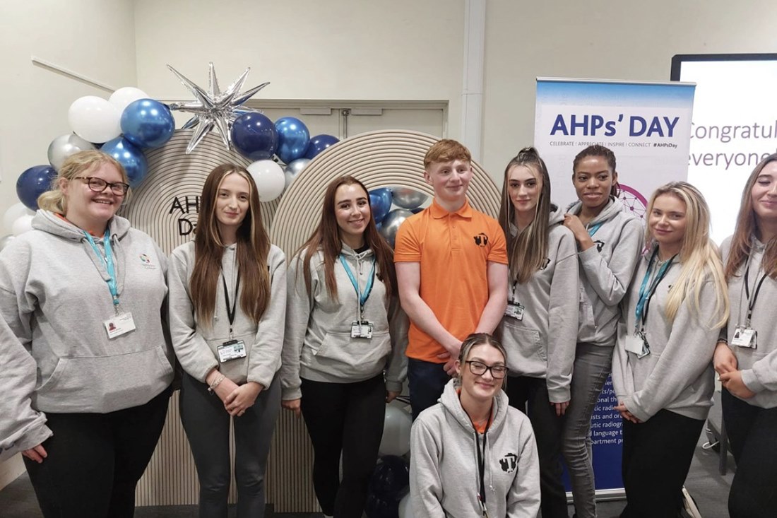 T-level health students leave a lasting impression on placement