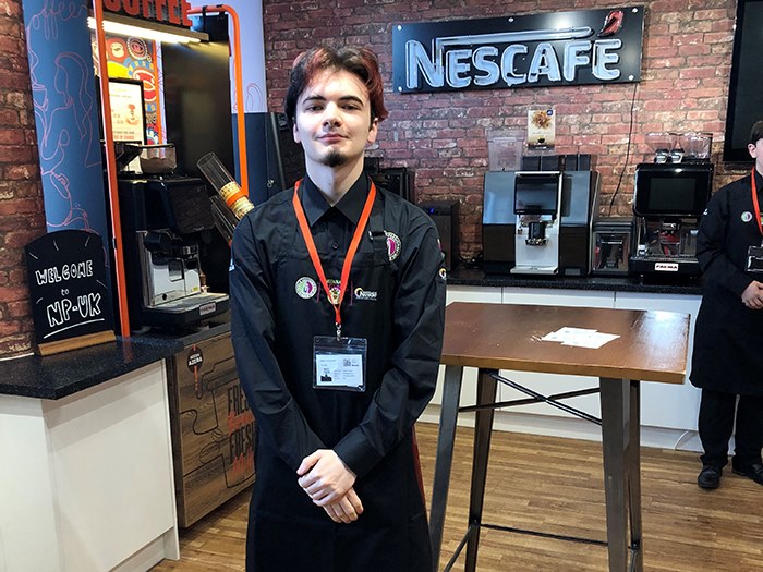 Aaron shines in national hospitality competition