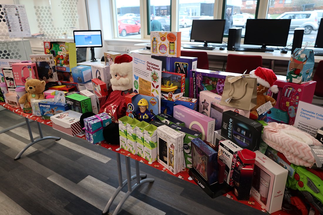 Over 150 gifts were collected by the college
