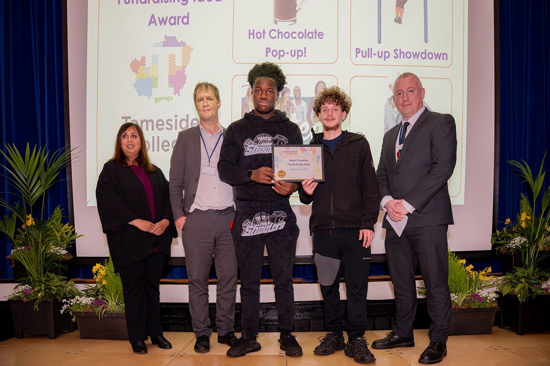 Students help to raise funds with enterprise competition