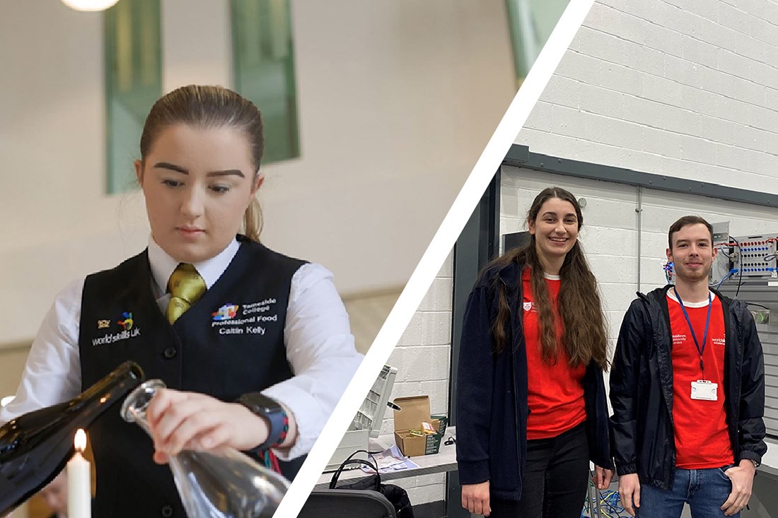 College’s record number of students in WorldSkills squad